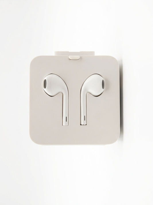 White Apple EarPods in Original Square Storage Case