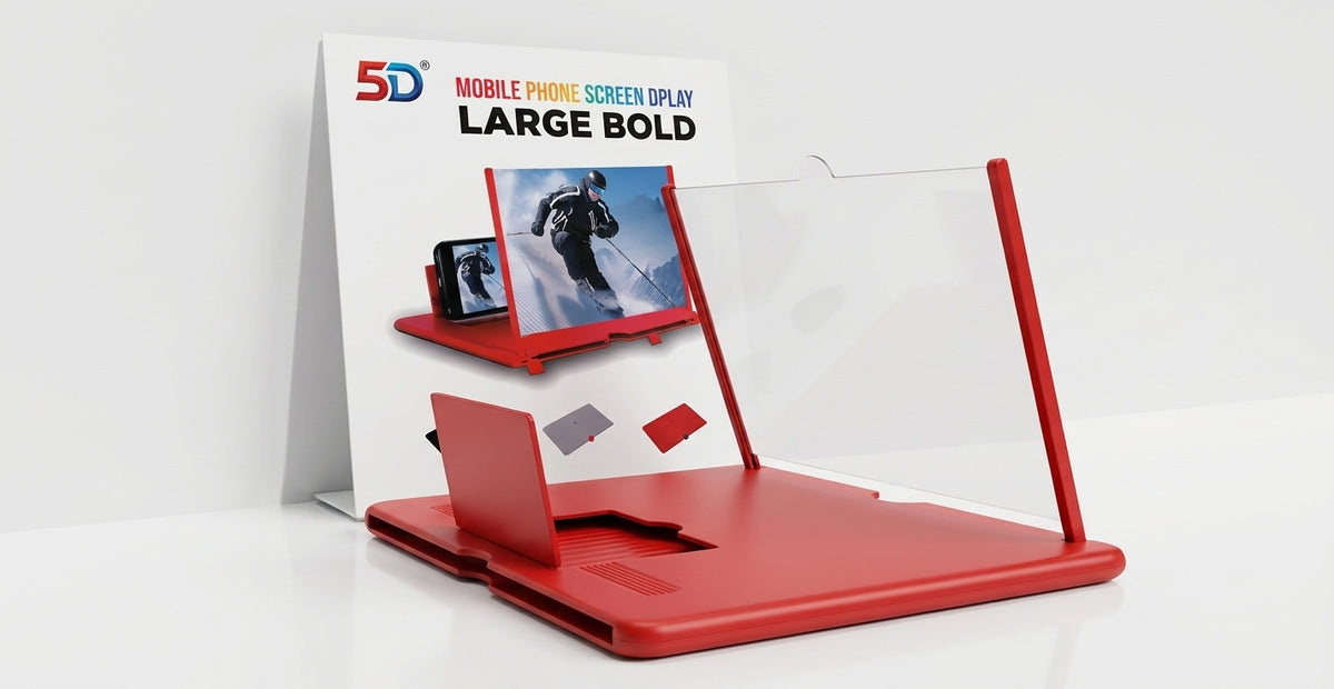 5D Mobile Phone Screen Magnifier & Video Amplifier